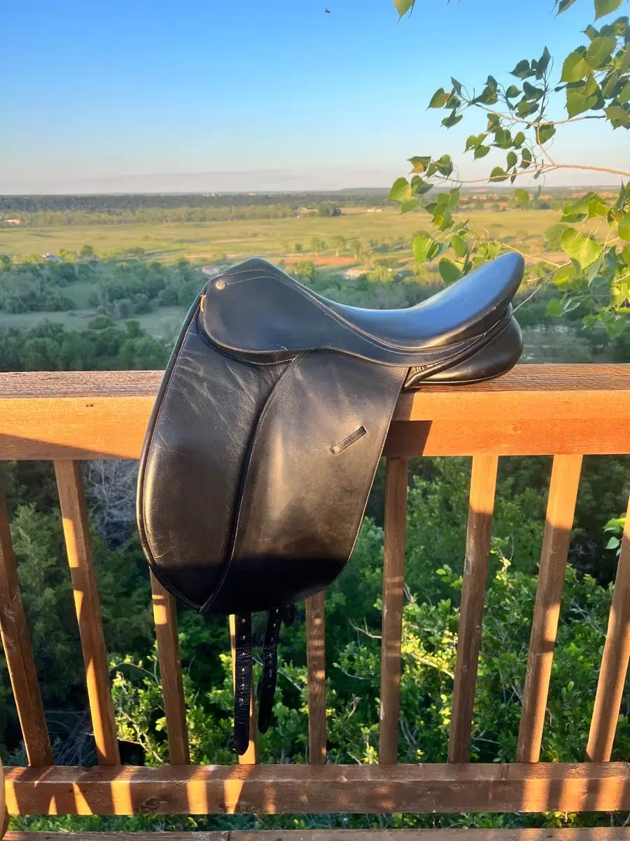Bates dressage saddle